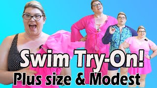 Huge Modest Swim Haul /Affordable Plus Size Amazon Torrid Old Navy City Chic/ Flatter all Body Types