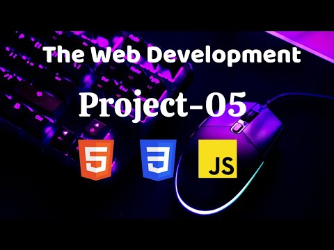 The Web Development Projects | Project-05 | HTML || CSS || JS  #webdevelopment @vartmaancodeacademy