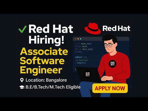 Red Hat is Hiring Associate Software Engineers | Freshers Apply | Off Campus Job 2025