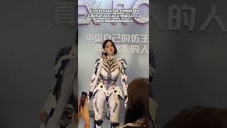 Humanóides ultra realista da china em congresso de robôs. #inteligenciaartificial  #ai  #tecnologia