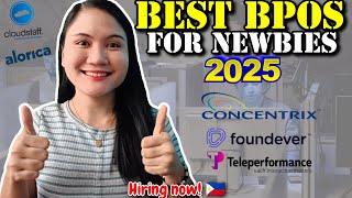 TOP 5 BEST BPO COMPANIES FOR NEWBIES 2025 🇵🇭 • NAYUMI CEE 💯