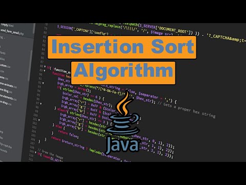 How to Code Insertion Sort in Java