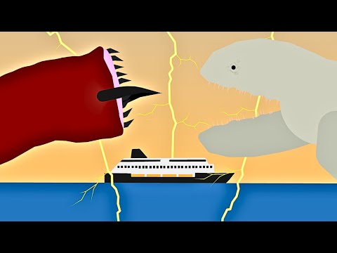 BLOOP VS WORM | Deep Sea Monster Battle