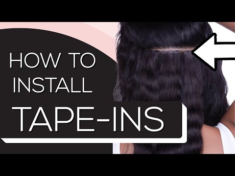 How to Properly Install and Maintain Tape in Hair Extensions