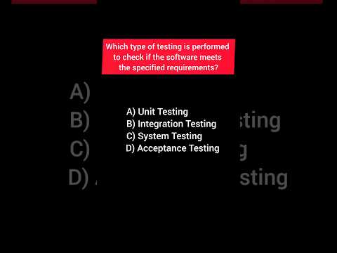 mcq on testing |testing|#testing #java #jobinterview#mcq