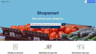 Shopsmart Demo: Google STEP Project 39 2020
