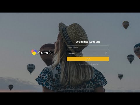 How to Make a Login Form with Video Background (HTML & CSS)