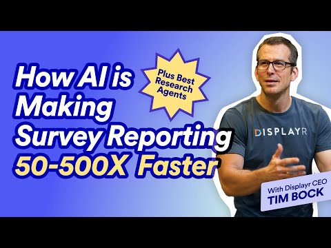 How Displayr's Research Agent Turns Raw Data Into Client-Ready Reports In Minutes