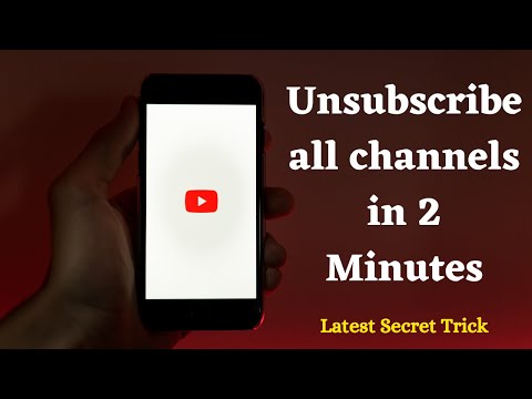 How to Unsubscribe all Channels in 1 Click | Saare Channels Unsubscribe kaise kare 2 minute me| 2021