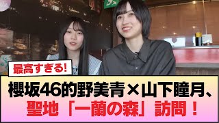 櫻坂46的野美青×山下瞳月、聖地「一蘭の森」訪問！【櫻坂チャンネル】 #櫻坂46 #櫻坂46オデッセイ