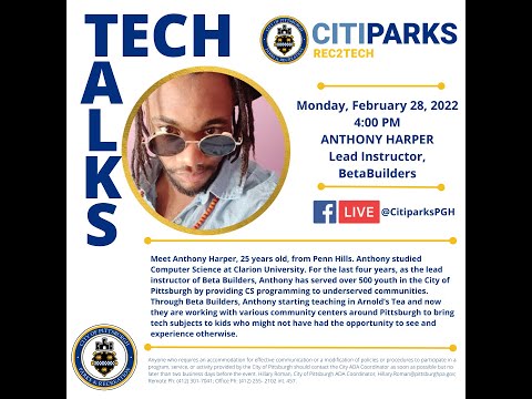 Tech Talks 2022 with ANTHONY HARPER