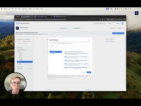Add Realtime Media Streams (RTMS) features to a Zoom app