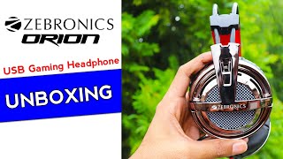 Zebribronics Orion USB Gaming Headphone Unboxing and Review #gamingheadphone #techathome