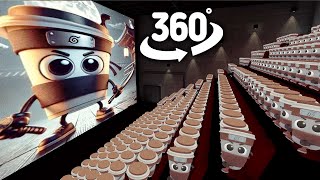 Cappuccino Assassino in Cinema Hall | 360° VR Animation