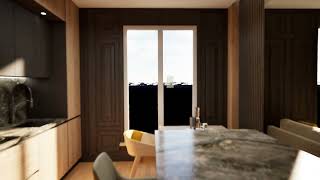 🎥✨ Fragmento de un render arquitectónico en tiempo real realizado en Unreal Engine 5.