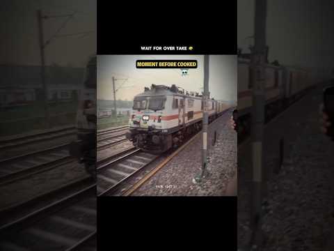 The power of Tejas rajdhani 💀 Rajendra nagar - new Delhi exp.. #viralvideo  #indianrailways #shorts