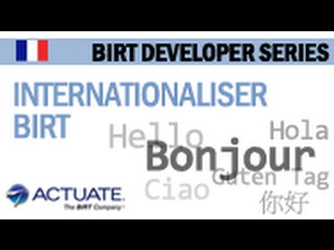 Internationaliser vos rapports BIRT