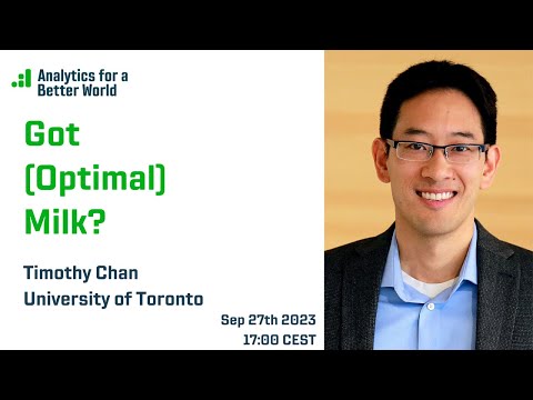 Research Meetup with Timothy Chan: Got (Optimal) Milk?
