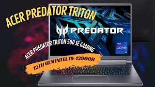 Acer Predator Triton 500 SE is a high-end gaming and creator laptop with impressive specs.