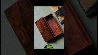 小叶紫檀×黄花梨 | 藏盒#design #古董 #家具 #art #handmade #woodwork #工艺品 #手工艺品 #woodworking #沉香 #佛像 #香炉 #mammoth