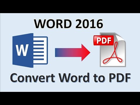 How to convert Word to PDF in Microsoft Word Tutorial: Saving to PDF in Microsoft Word