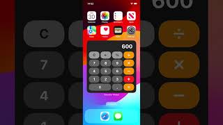 🔥 Calculator interactive widget for iOS 17 and macOS 14.