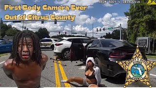 First Ever Body Camera Out Of Citrus County - Fleeing, Crash, and 3 Arrest #police #citruscounty 
