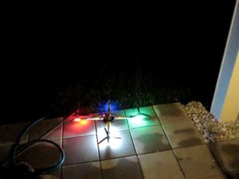 msp430 based quadcopter with wiiMPlus night flight