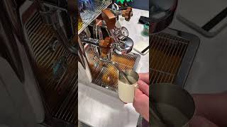 dialing in new coffee asmr #coffee #asmr #espresso #latte #latteart