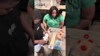 Pt.2 Assembling Our Wind 🌬️ Powered Toy Car 🚘 #STEMProject #ToyCar #ActivityForKids
