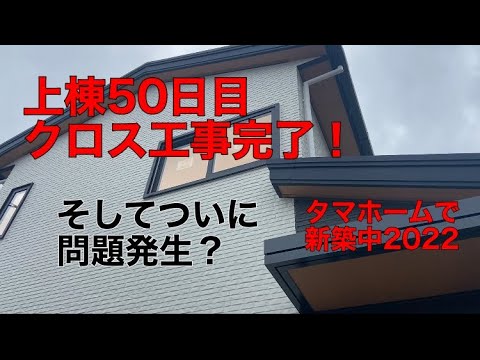 【上棟50日目】クロス工事完了/問題発生、というか悪いのは私/タマホームで新築中♪/Vlog16