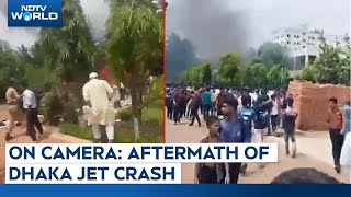 Dhaka Plane Crash | Raging Flames, Panicked Students – Aftermath Of Dhaka Jet Crash