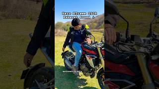 Hero XTreme 250R Exhaust Sound Test for you #hero #xtreme250r #heromotocorp