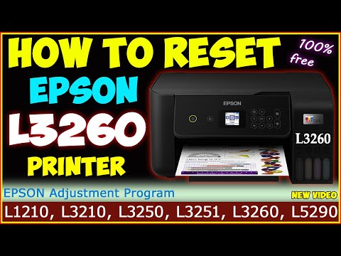 How to Reset Epson l3260 Printer ll Epson l3260 Resetter Free Download #resetprinter