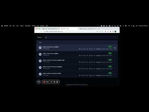 Audit Logs  | Enterprise paid feature
