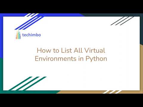 How to List Virtual Environments in Python