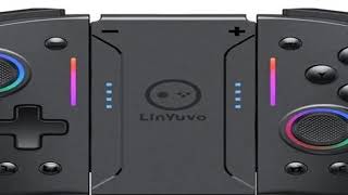 LinYuvo KS42 Meteor Light Wireless Joy-pad with 8 Color RGB Lights for Switch/Lite/OL