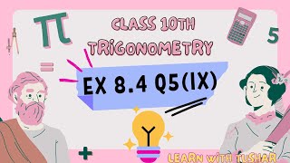 Ex8.4 | Q5(ix) | #trigonometryclass10 #trigonometricequations #trigonometry #trigonometrymaths