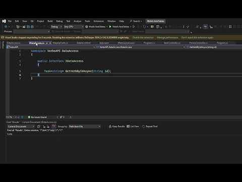 Visual Studio 2022 No Search Results When You KNOW It's THERE! FIX!