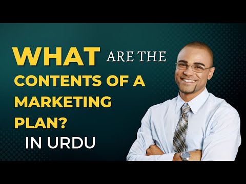 What are the content of a marketing plan | Marketing Plan | #marketingplans | Urdu