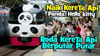 LAGU ANAK NAIK KERETA API TUT TUT TUT  | RODA KERETA API BERPUTAR PUTAR
