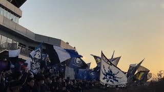 【#gamba】ガンバ大阪 バス待ち → 決起集会 | 2025.2.14 明治安田J1リーグ 第1節 vs セレッソ大阪 @パナソニックスタジアム吹田 #ガンバ大阪 #大阪ダービー #Jリーグ