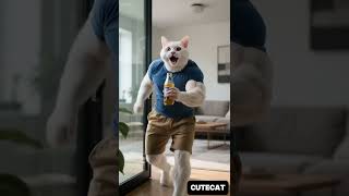 Enter the oven #cat #aianimation #youtubeshorts #funny #pets #cute #funnycats