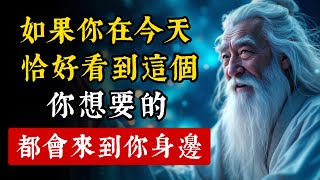 如果你在今天恰好看到這個影片，恭喜！放鬆並信任宇宙， 你想要的一切早已存在，只需接納它！