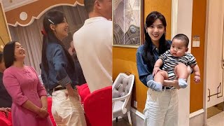 章若楠回温州参加妹妹婚礼，一身行头近10万，温州酒席菜色引争议