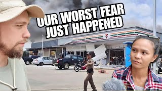 We may need to evacuate.. Thailand and Cambodia Fighting Erupts..