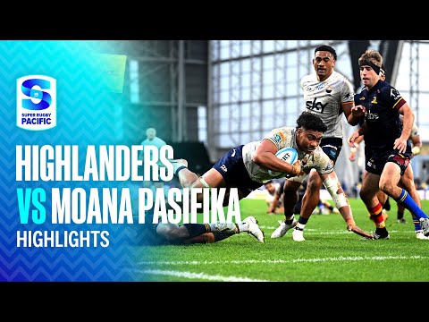HIGHLIGHTS | Highlanders v Moana Pasifika | Round 12, 2025