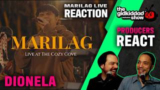 US PRODUCERS REACT - Dionela Marilag Live at The Cozy Cove Reaction - He Is So Tuned In!