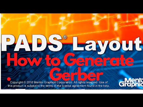 How to generate Gerber in PADS | How to generate Gerber from PADS PCB