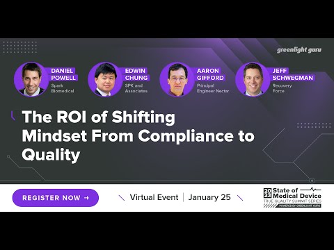 The ROI of Shifting Mindset From Compliance to Quality